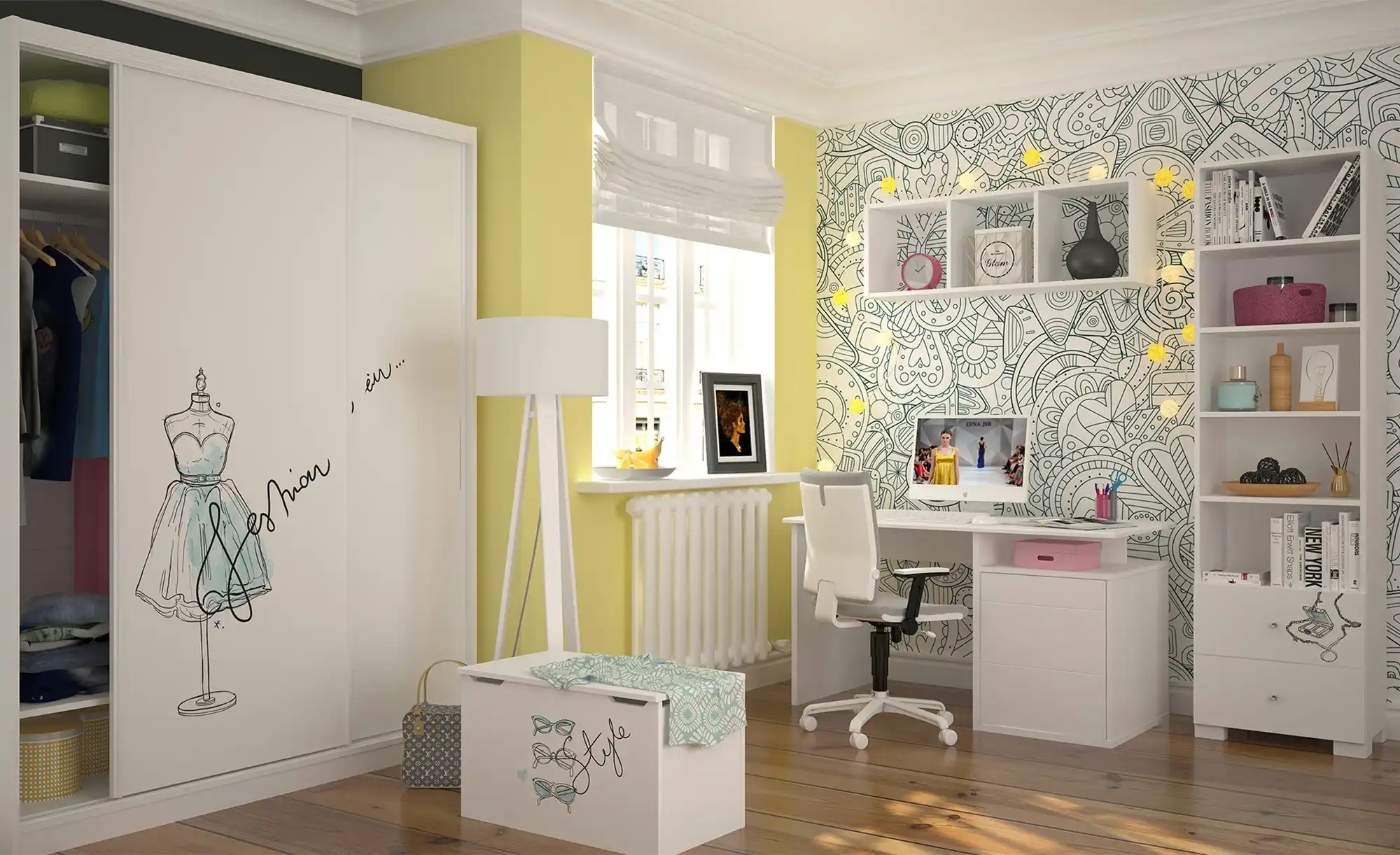 Schiebetürenschrank Fashion Mint