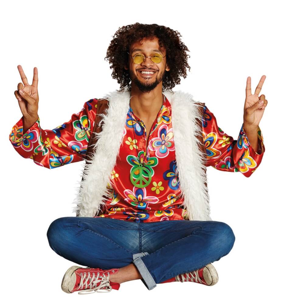 Kostüm Flower Power Gr. 54, Karneval