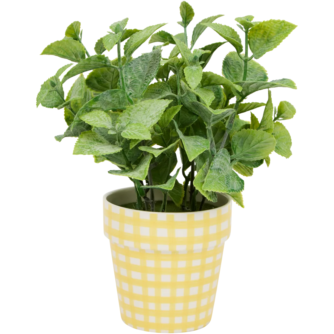 Plante aromatique artificielle en pot Excellent Flowers