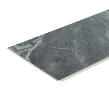 Wandtegel kunststof Allora 30,5x61 cm grijs marmer glans, dikte 5mm  1,116 m²