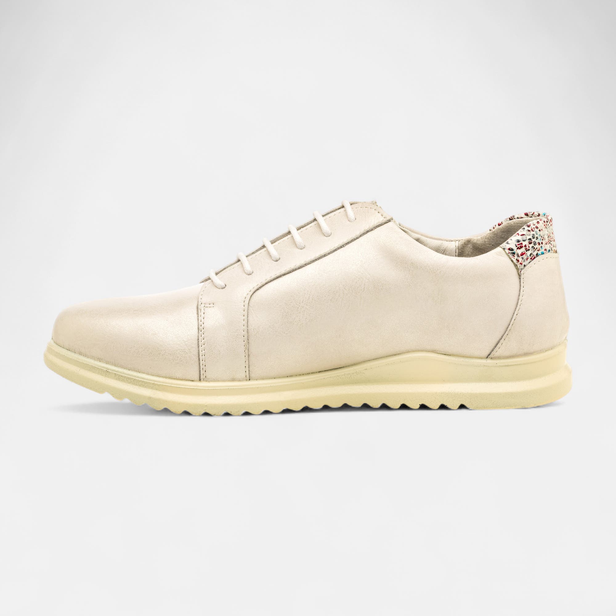 Baskets basses Femme en cuir blanc