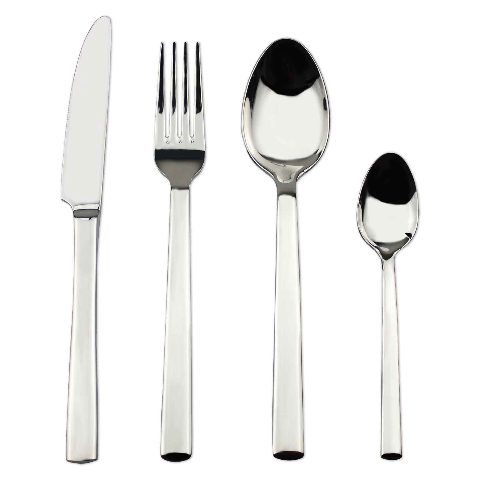 Quisina Besteckset - Edelstahl - 24-teilig