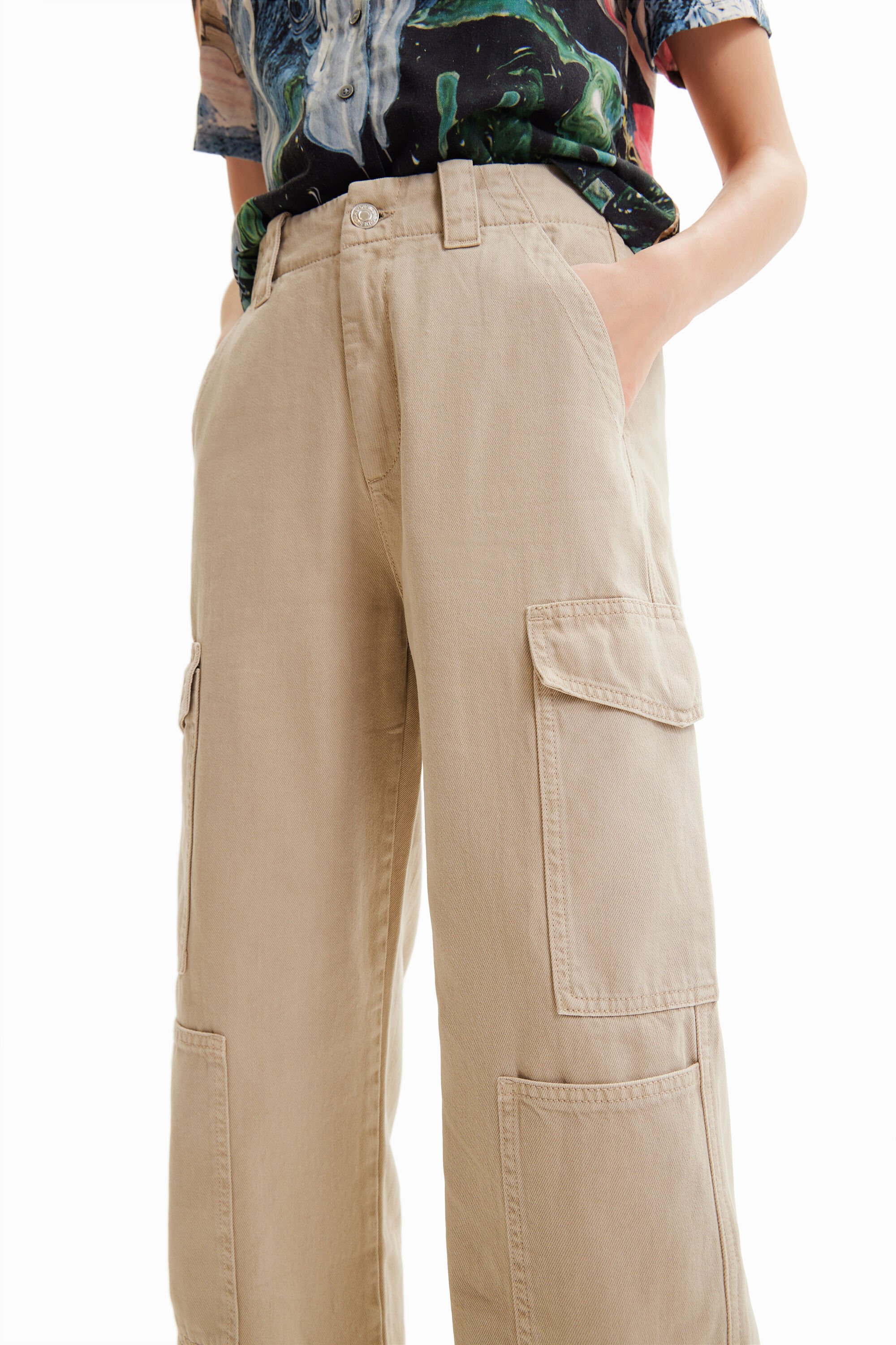 Pantalon cargo long