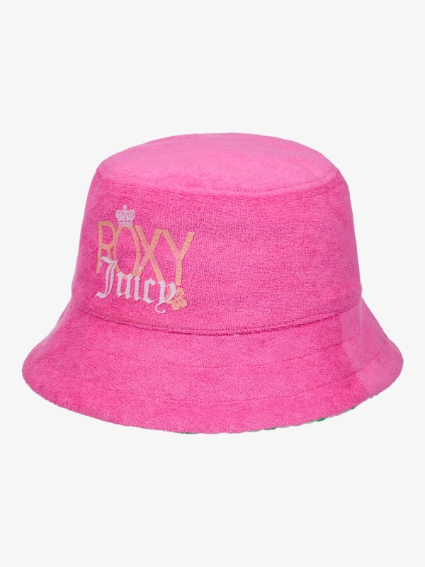 Roxy X Juicy Couture Bob réversible en éponge Rose Femme