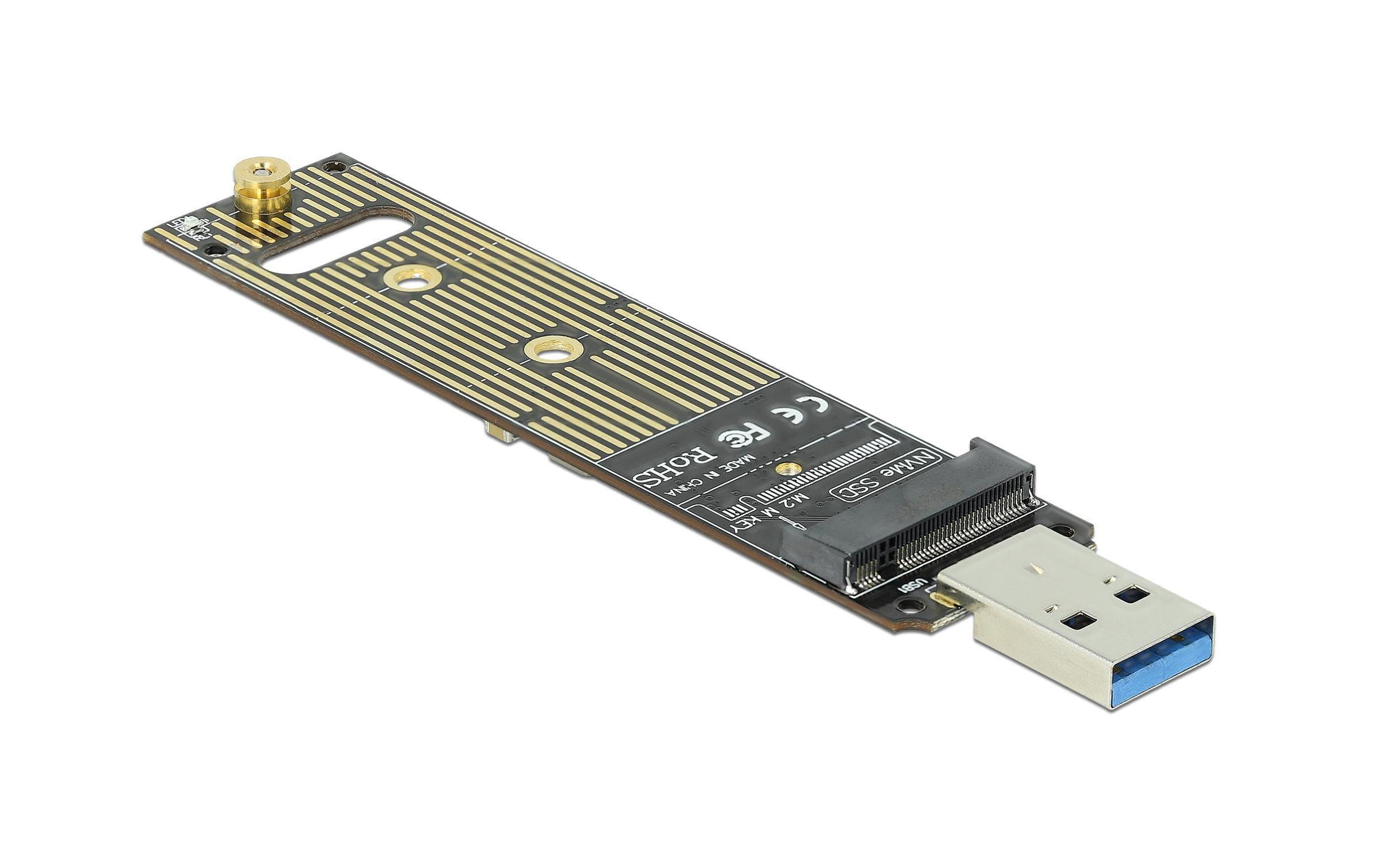 Host Bus Adapter USB3.1 Gen2 - NVME PCIe M.2 SSDDelock Konverter für M.2 NVMe PCIe SSD mit USB 3.1 Gen 2