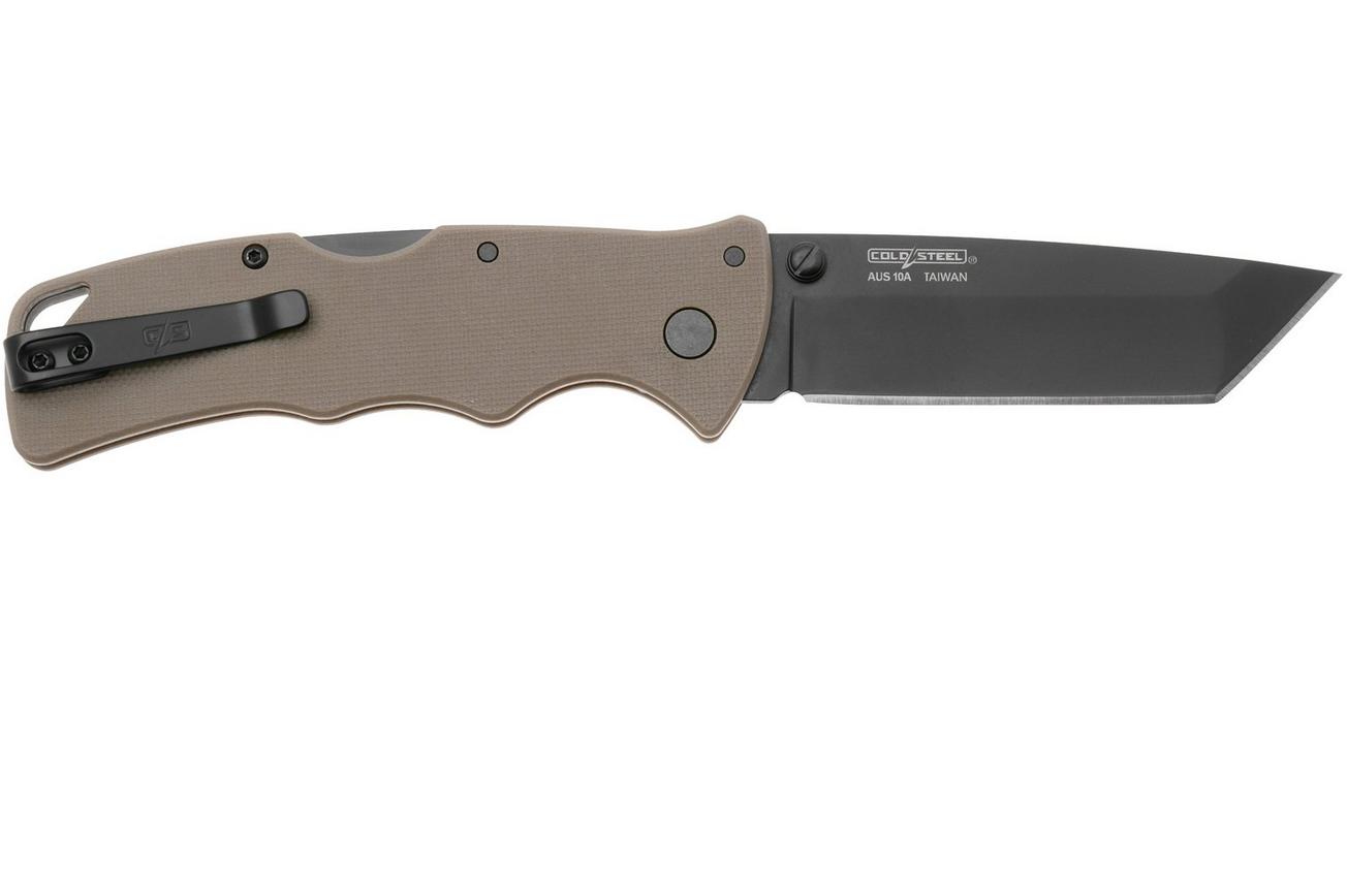 Cold Steel Verdict Tanto FL-C3T10AFDE, DLC AUS10A, Coyote G10, zakmes