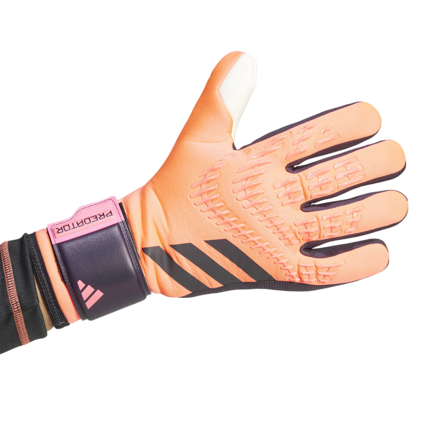 Adidas Predator League Keepershandschoenen Oranje Paars Zwart Wit