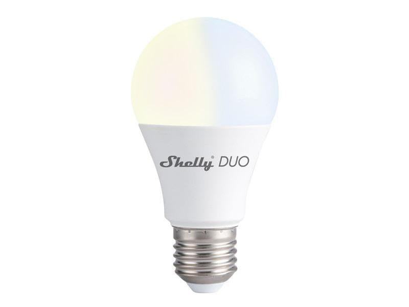 Shelly Leuchtmittel Shelly DUO Smart WiFi Leuchtmittel warm- und kaltweiss