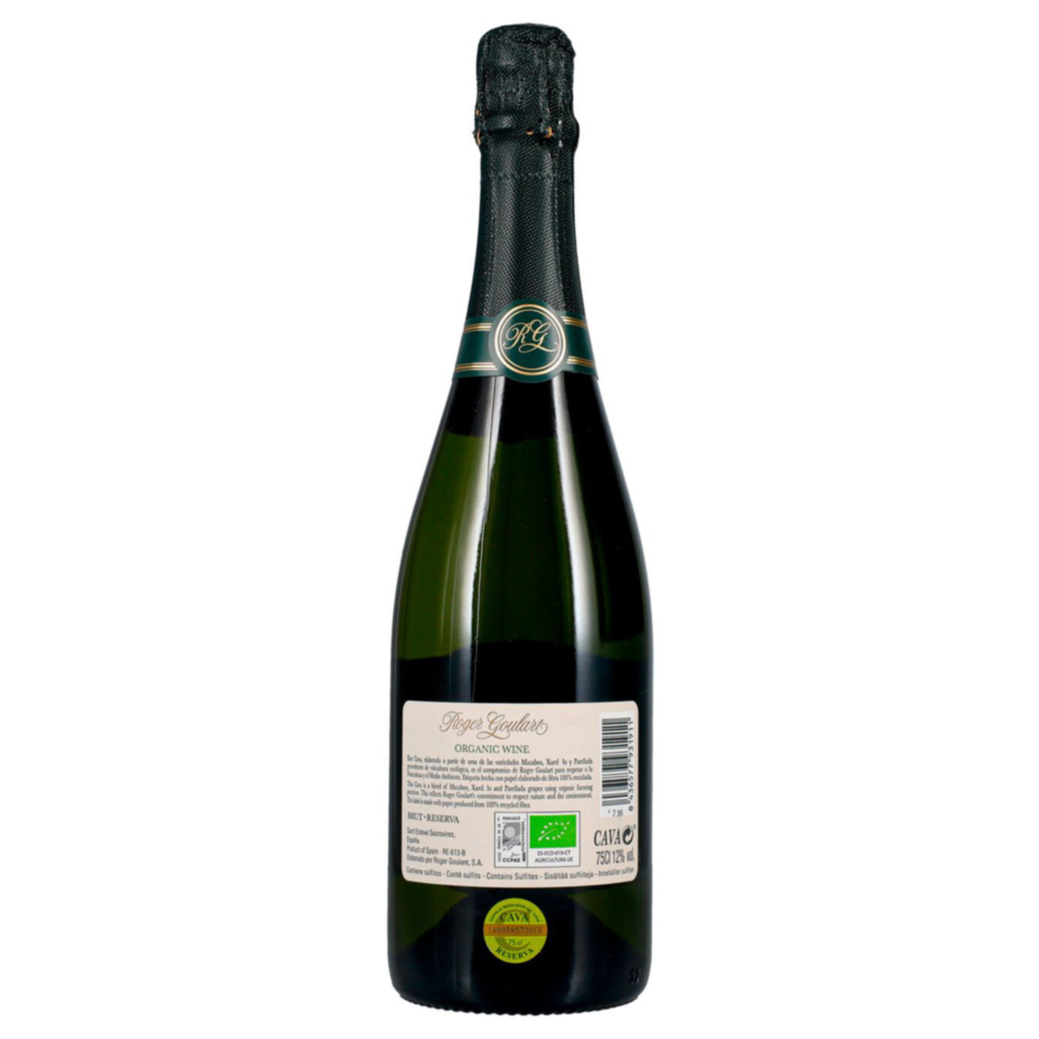 Roger Goulart Organic Reserva Cava Brut -75cl