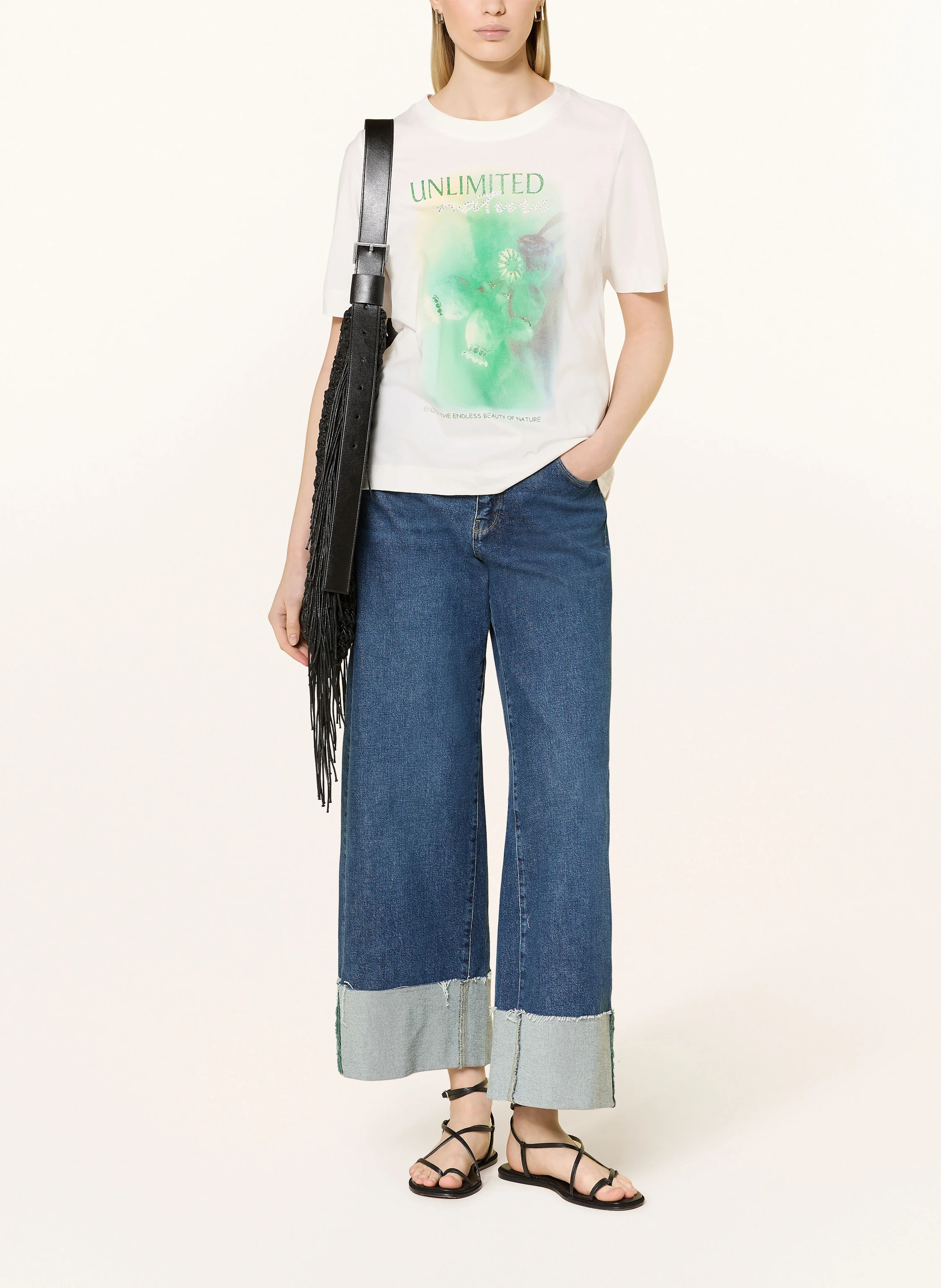 CARTOON T-Shirt mit Schmucksteinen