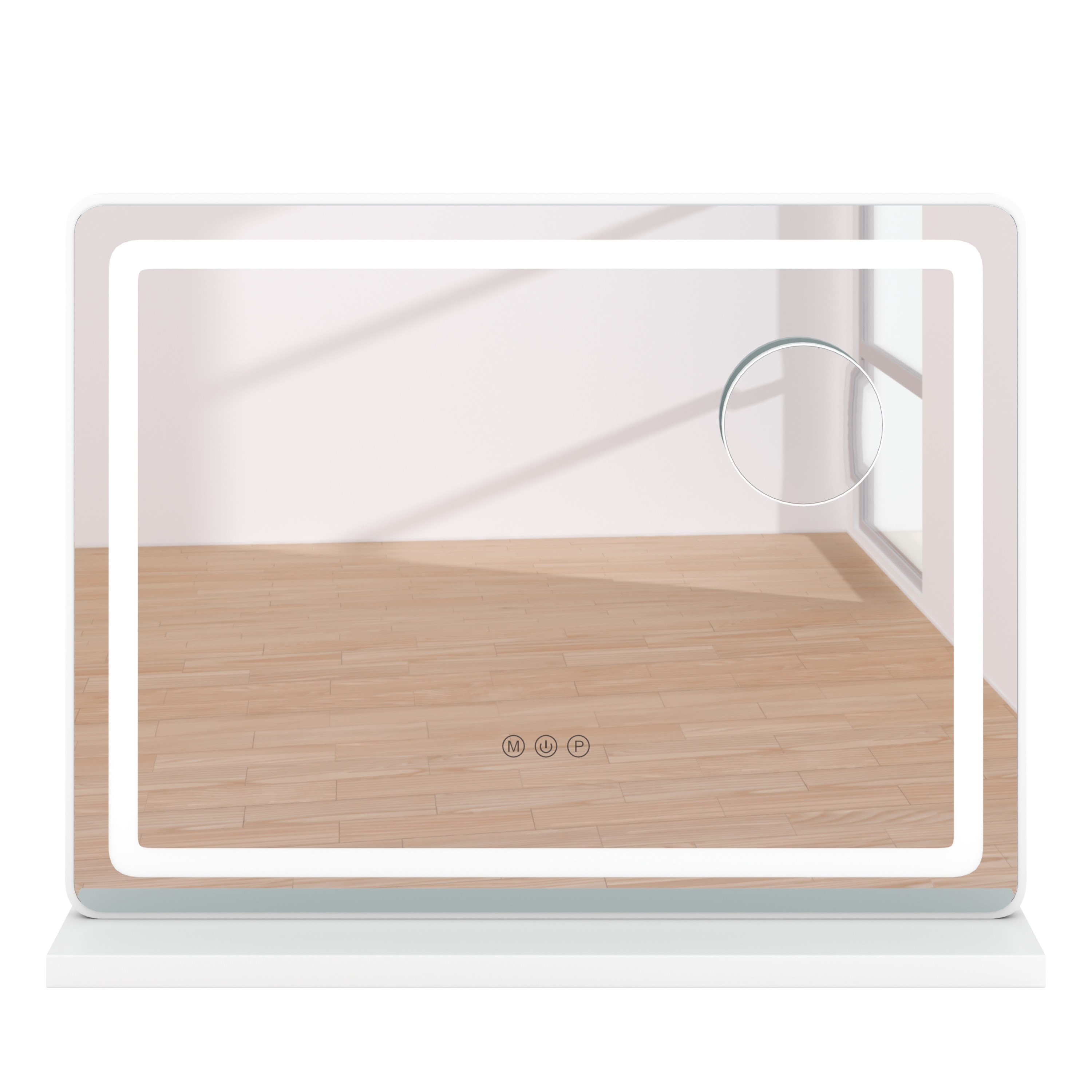LED Spiegel SONJA 58 x 12 x 45 cm weiss