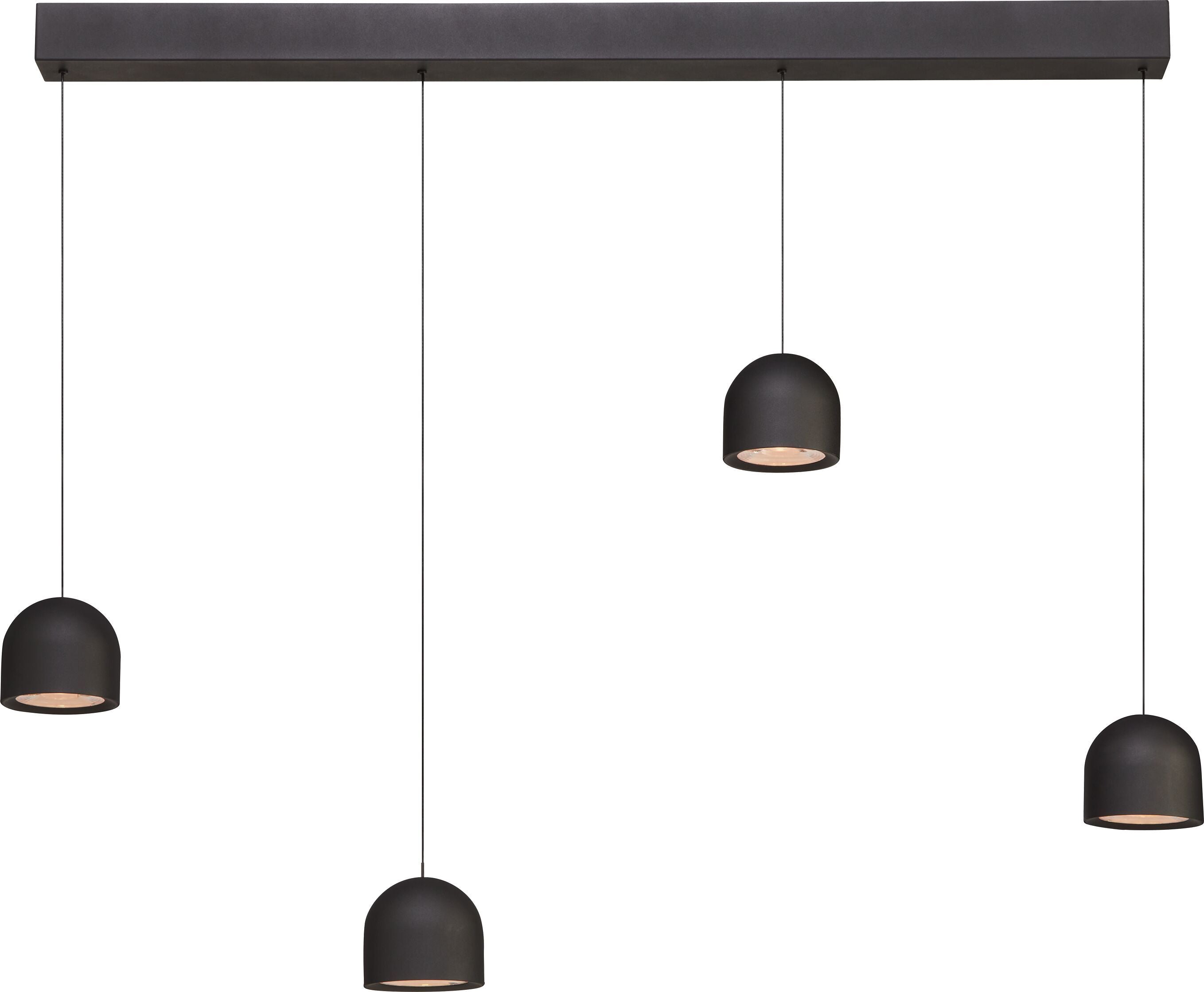 SALA Hängeleuchte - Schwarz / B: 100.0 cm x T: 10.0 cm