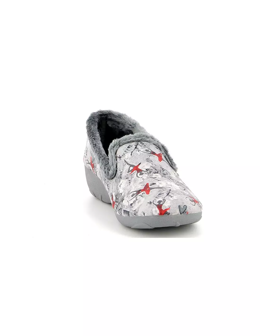 LA MAISON DE L ESPADRILLE LAMINE 6945 5 - Pantoufles & chaussons Gris