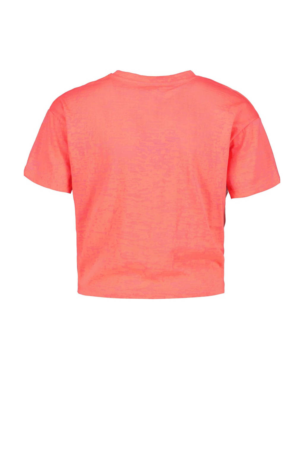Garcia T-shirt van polyester neon roze