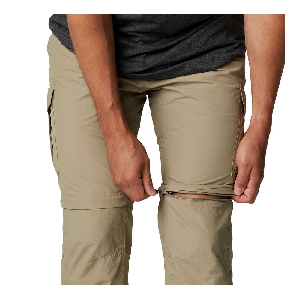 Columbia SILVER RIDGE II - Pantalon convertible Homme tusk