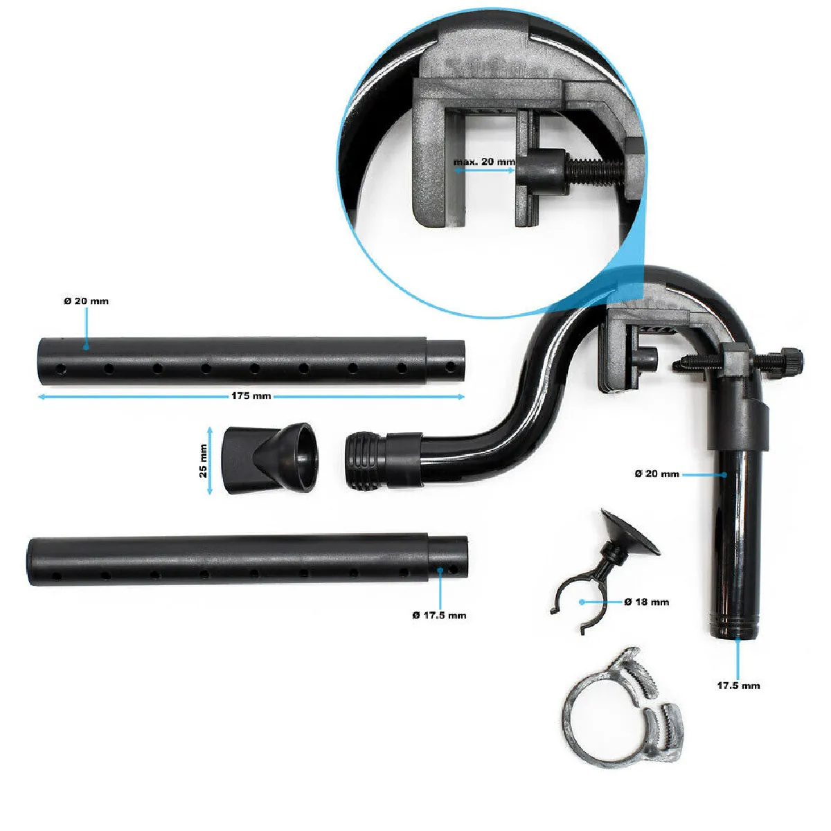 Filtre extérieur Helloshop26 - 2 000 l/h