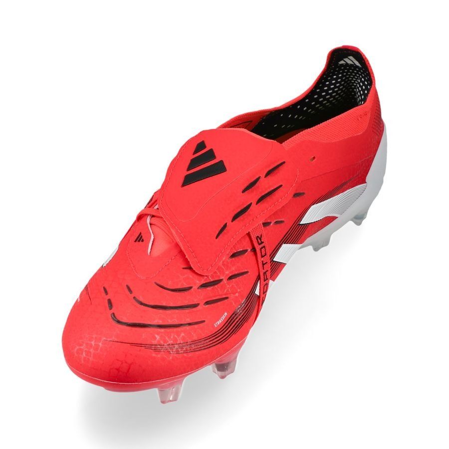 adidas Predator Elite Fold-over Tongue FG Pure Victory - Lucid Red/Blanc/Noir