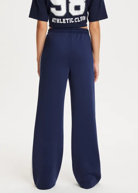 Sweatpants met strepen blauw (BLW.D)