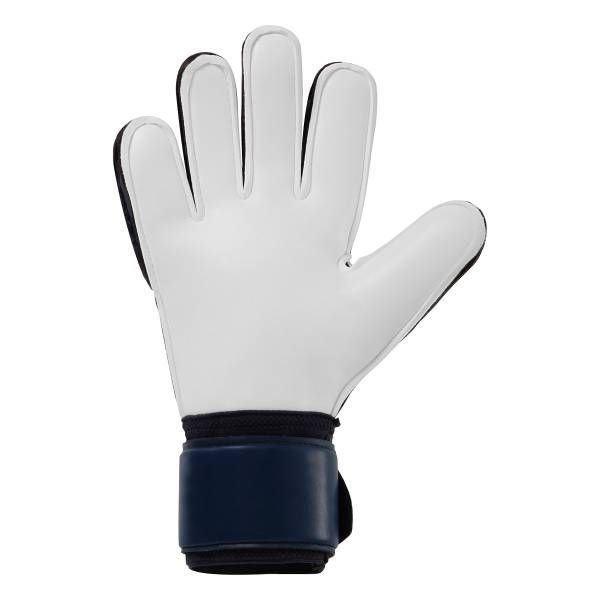 Uhlsport Gants de Gardien Prediction Supersoft - Bleu Marine/Blanc/Jaune Fluo