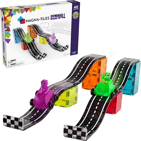 MAGNA-TILES racerbil magnetisk byggesæt 40 dele