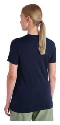 T-shirt Technique Femme Icebreaker Merinos 150 Tech Lite III Hike Path Noir
