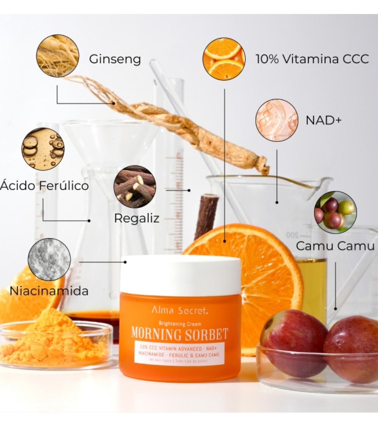 Alma Secret - Creme Facial Iluminador Morning Sorbet