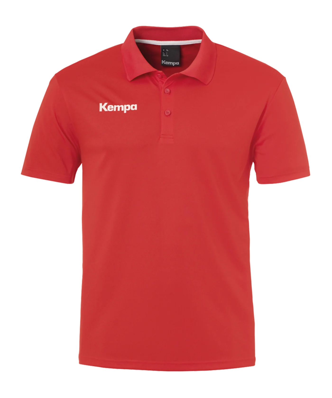 Kempa Poly Poloshirt Rot F02