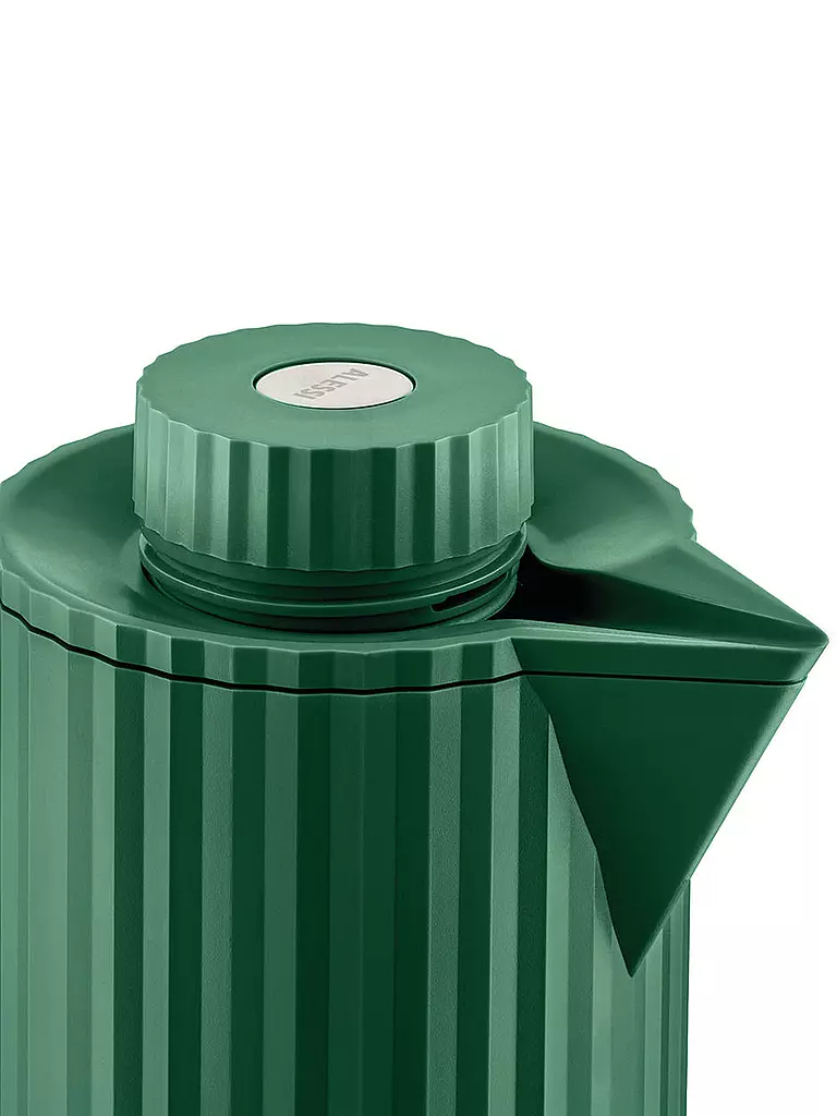 ALESSI Thermoskanne - Isolierkanne Plisse 1 l  Gruen grün