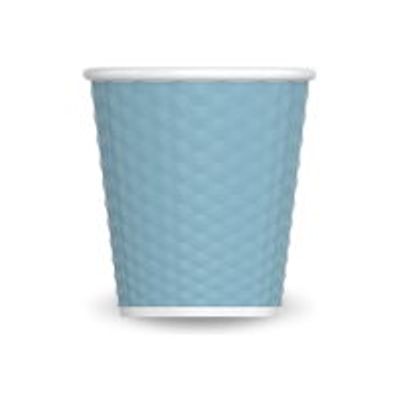 Les Artistes Timeless - Tasse en porcelaine nid d'abeille - 80 ml - bleu clair