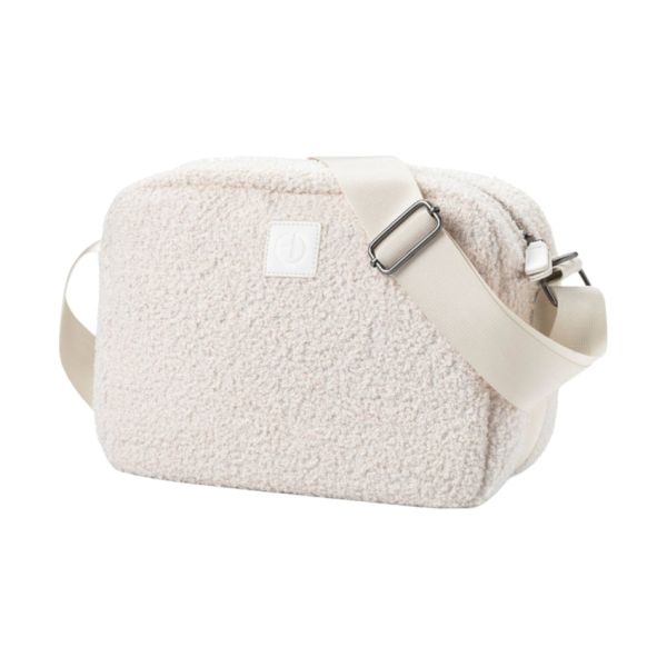 Elodie Details Crossbody Bag – Bouclé – White