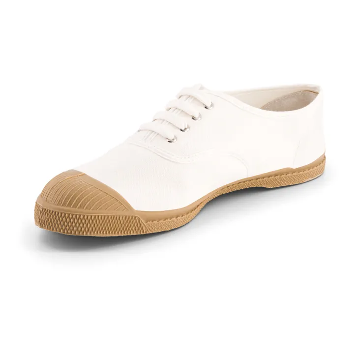 Bensimon Tennis Lacets Colorsole | Blanc