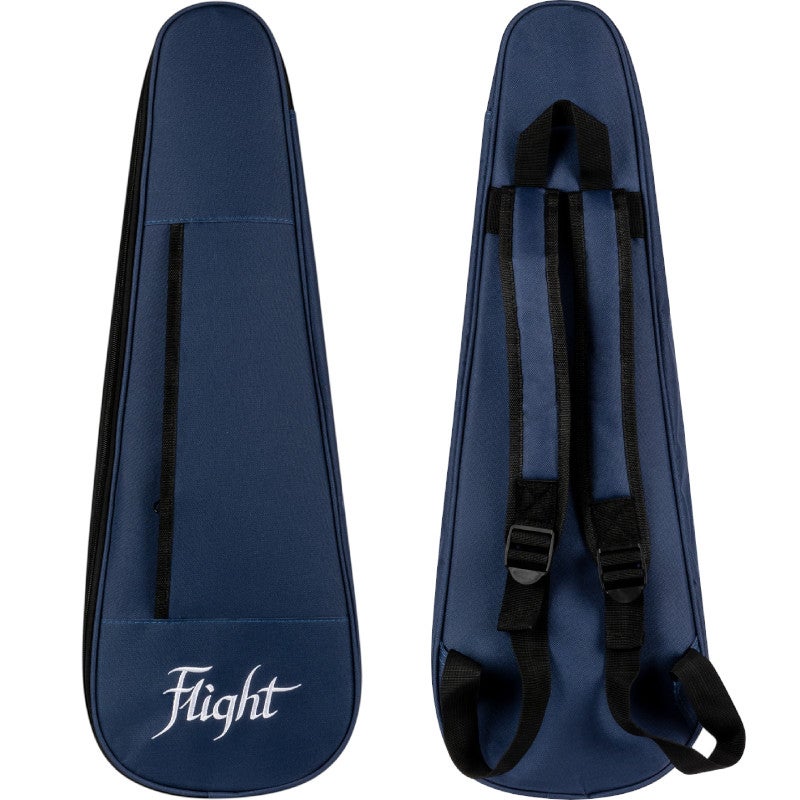 Flight Iris Concert Ukulele Black concert ukelele met gigbag