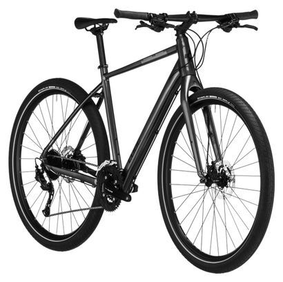 Vélo Fitness Cube Hyde Shimano Alivio/Acera 9V 700 mm Gris Graphite