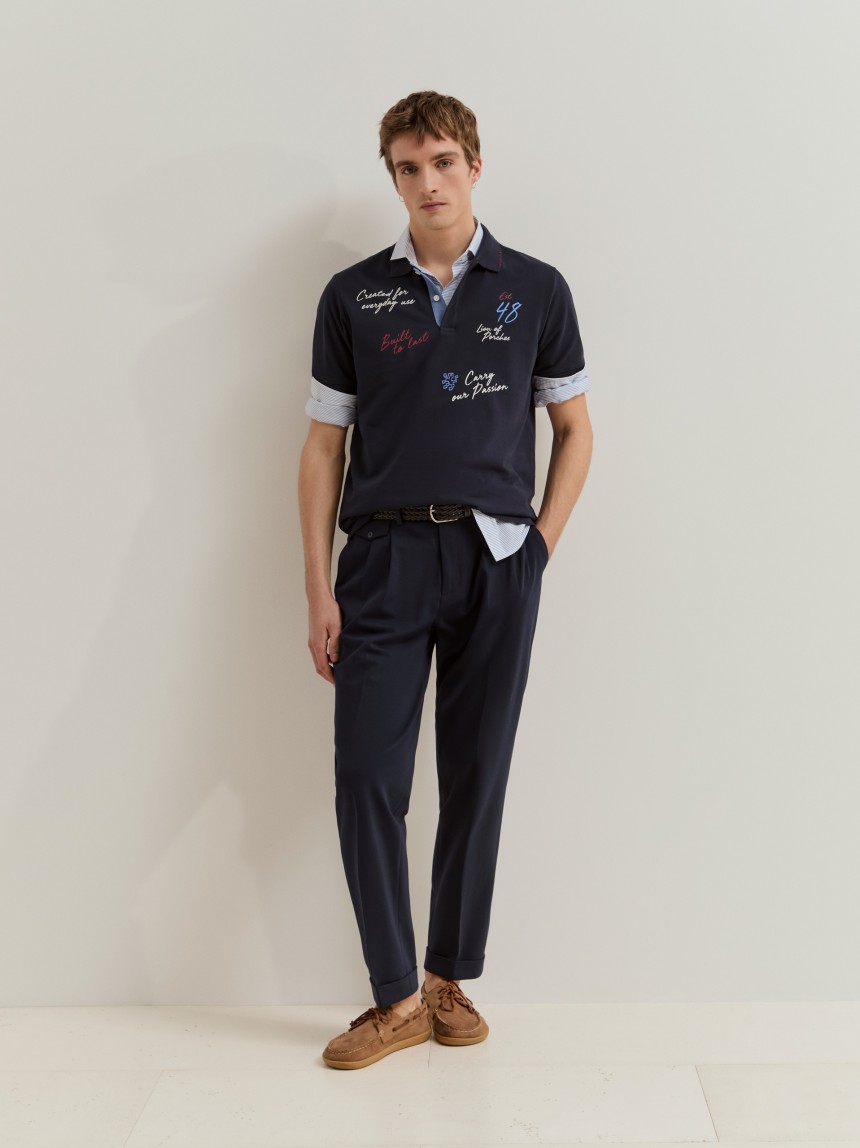 Calças chino regular fit