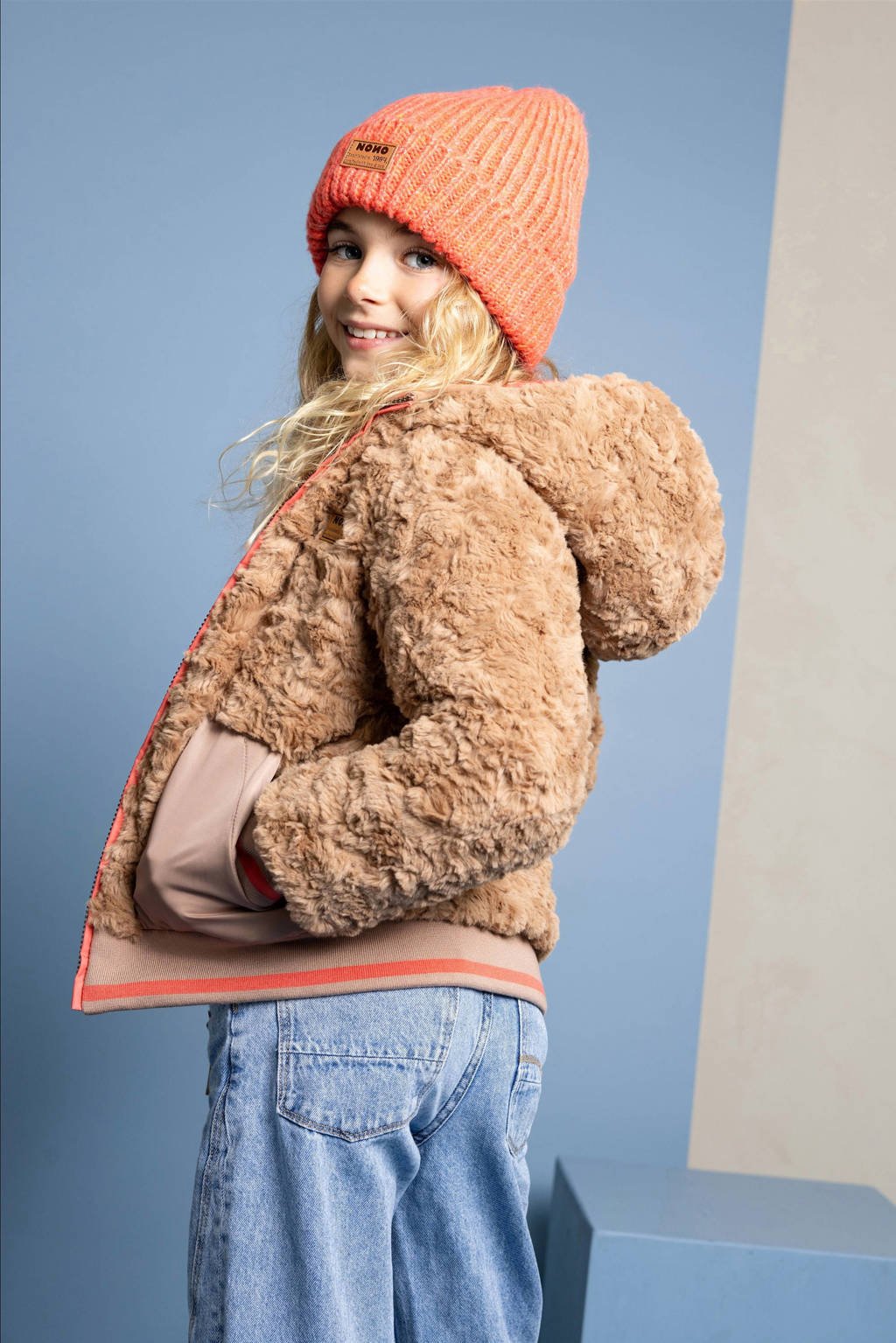 NONO reversible jas oranje