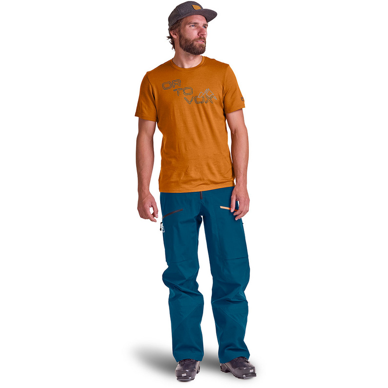 Ortovox Herren 185 Merino Tangram Logo T-Shirt