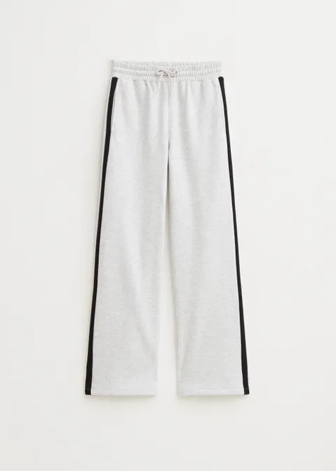 Sweatpants met strepen grijs (GRS.LME)