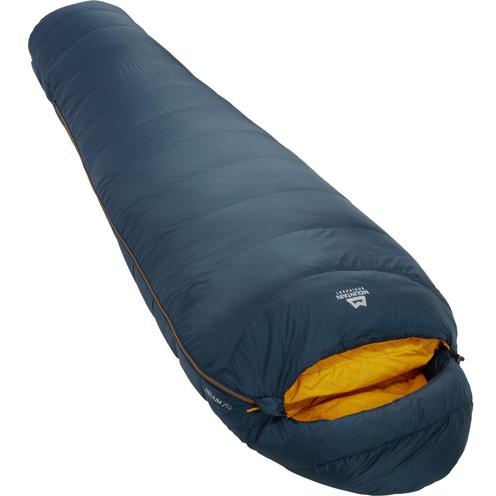 Mountain Equipment Helium 250 Daunenschlafsack Regular majolica blue