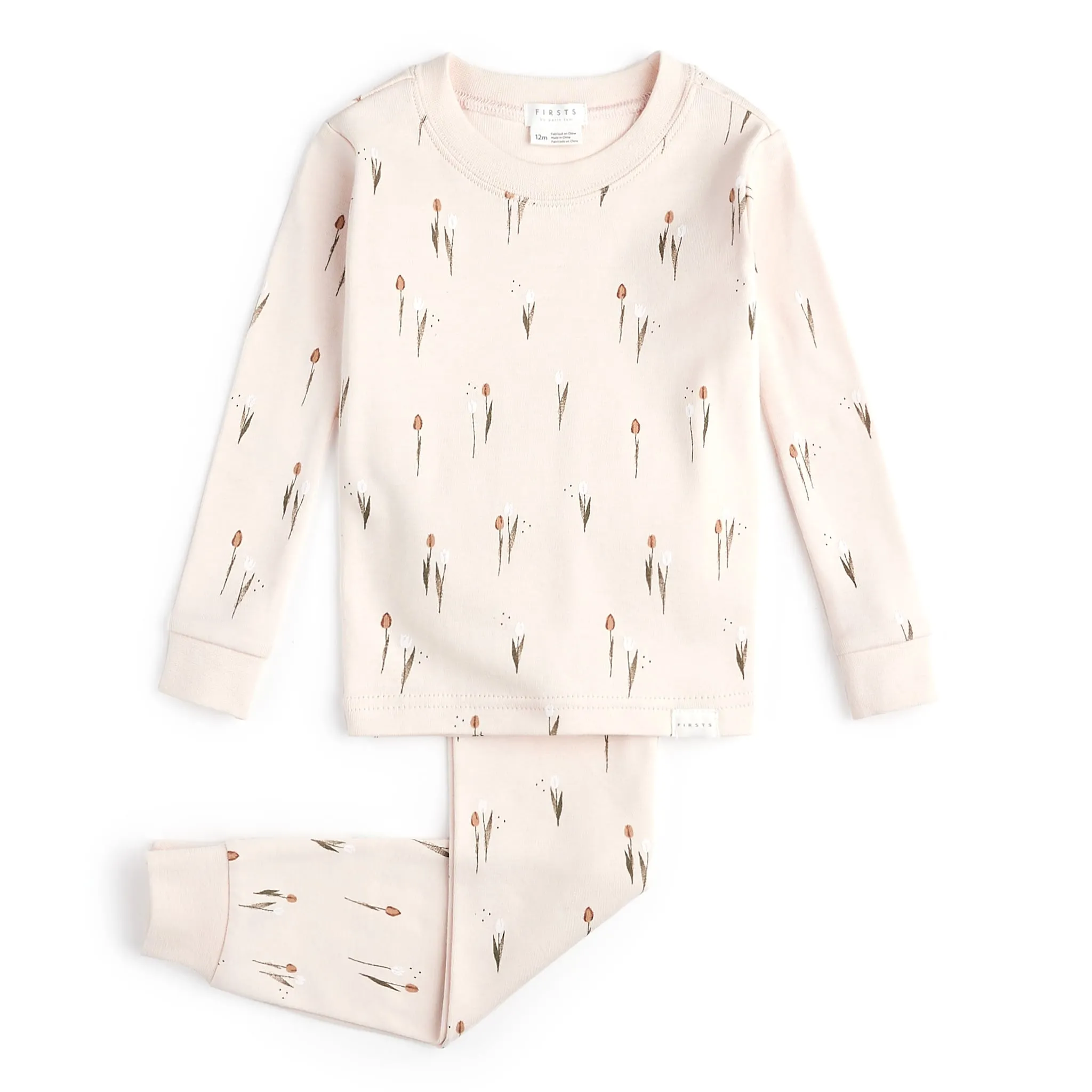 Firsts par Petit Lem Pyjama 2 Pièces Tulipe 12-24mois
