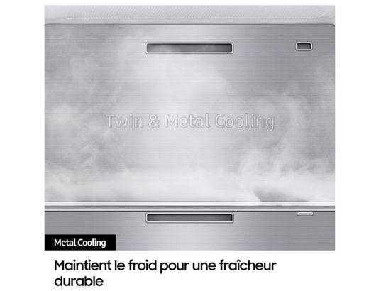 SAMSUNG - Réfrigérateur side by side RS70F66KBT