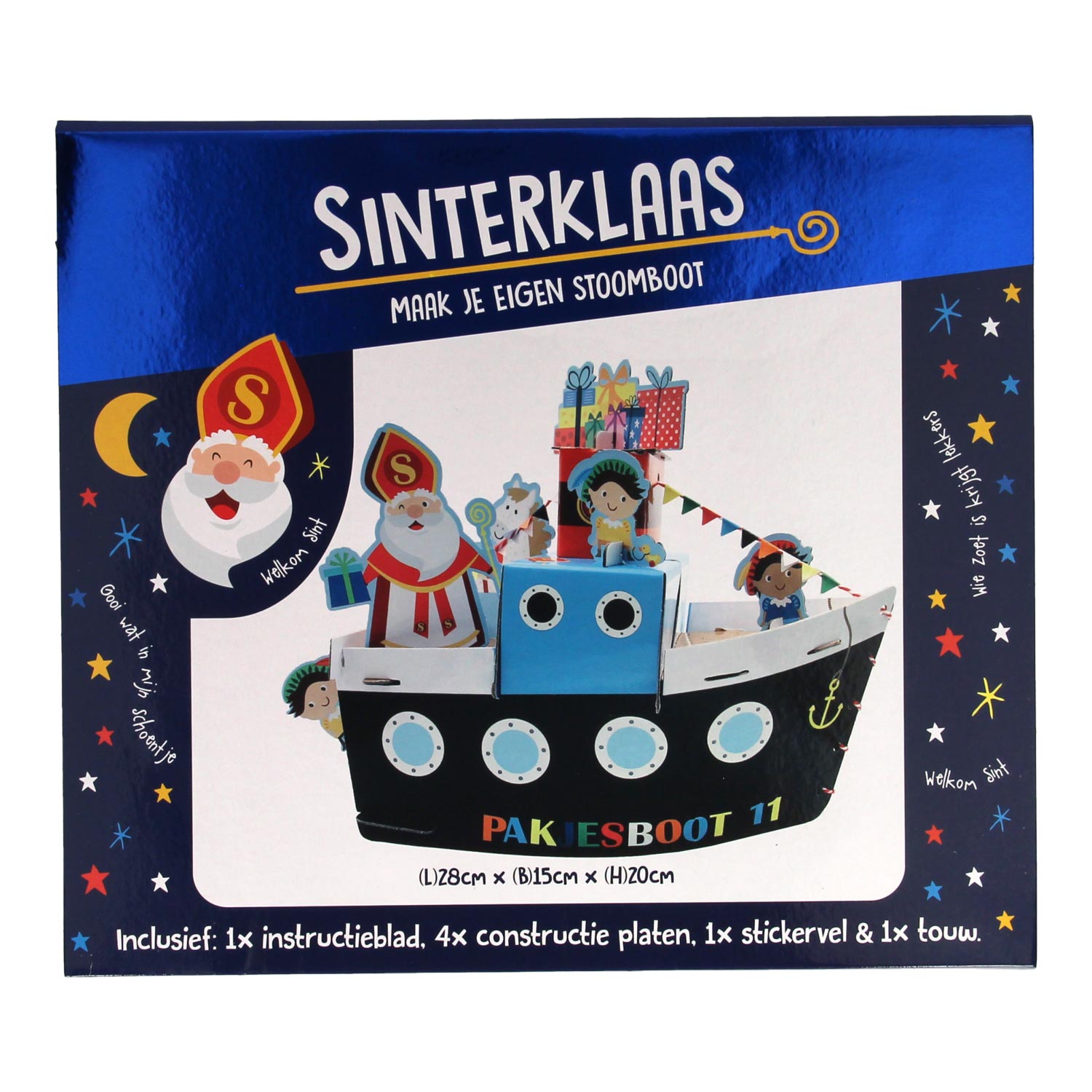 Knutselset Sint - Maak je eigen Stoomboot
