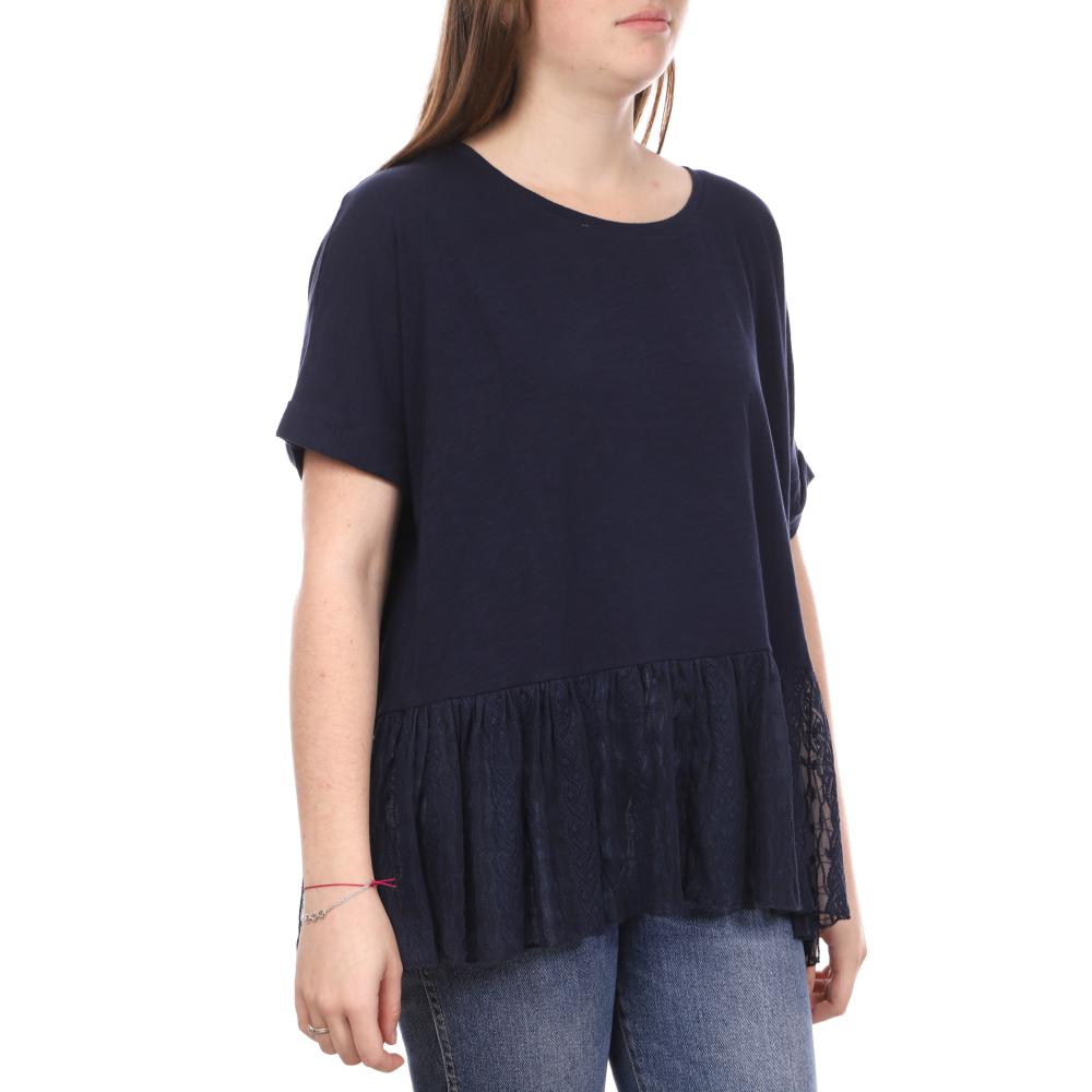 Teddy Smith T-shirt Marine Femme Teddy Smith Telma
