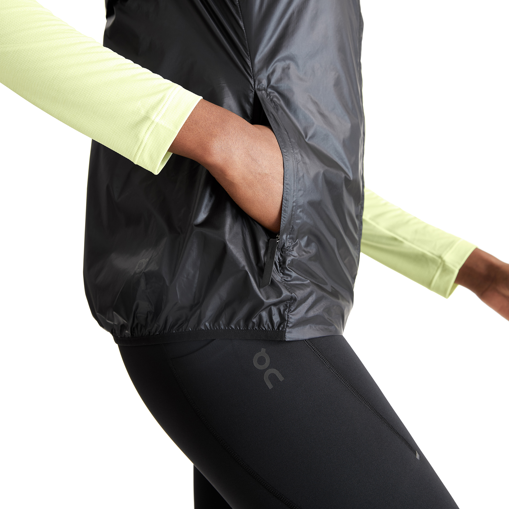 Weather Vest Dame Black