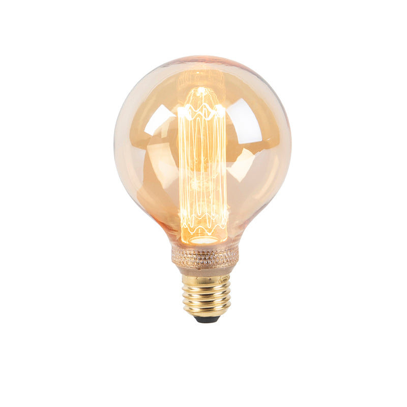 LUEDD LED lamp G95 E27 5W 1800K amber 3-staps dimbaar