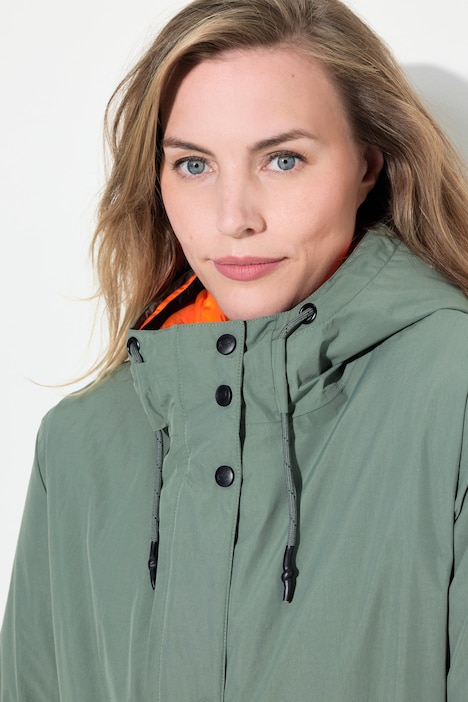Funktionsjacke, Kapuze, 2-Wege-Zipper