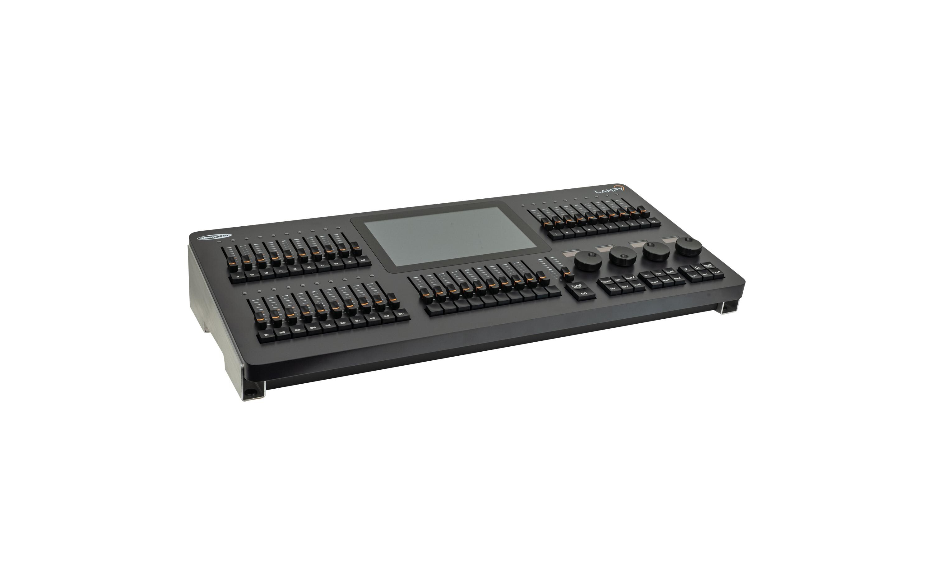 Lichtsteuerung LAMPY 40 2U<br>Voll ausgestattete 1024-Kanal-2-Universum-DMX-Konsole