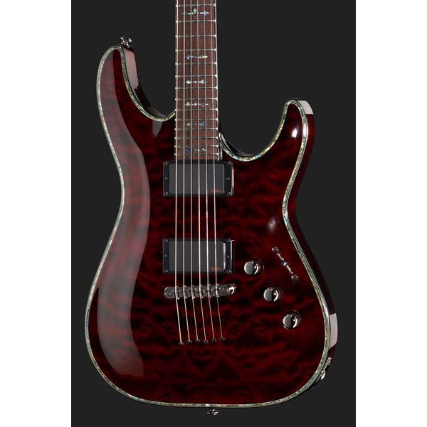 Schecter C-1 Hellraiser E-Gitarre schwarz/rot