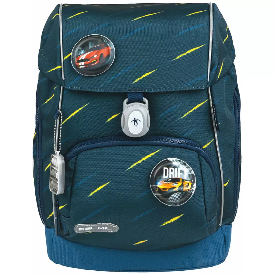 Belmil Schulranzen Premium Comfy Plus Set 5-teilig Orion Blue