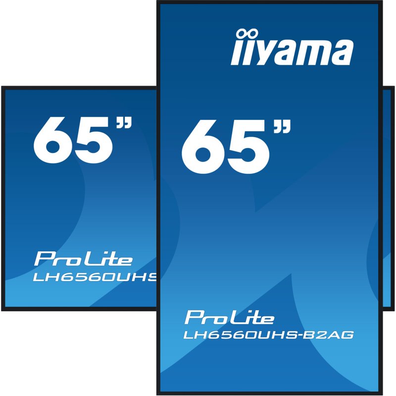 iiyama LH6560UHS-B2AG Écran d'affichage dynamique Carte A numérique 163,8 cm (64.5