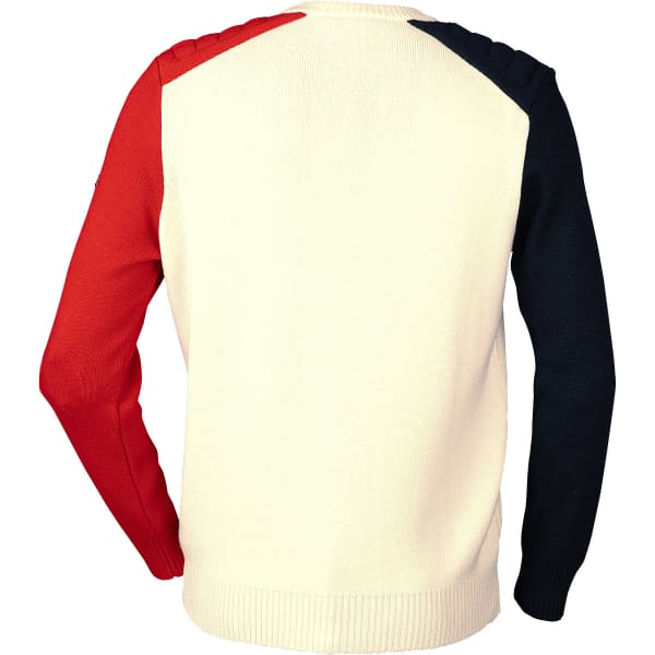 Pull DUVILLARD ALBARON PULL FULL ZIP WHITE / NAVY